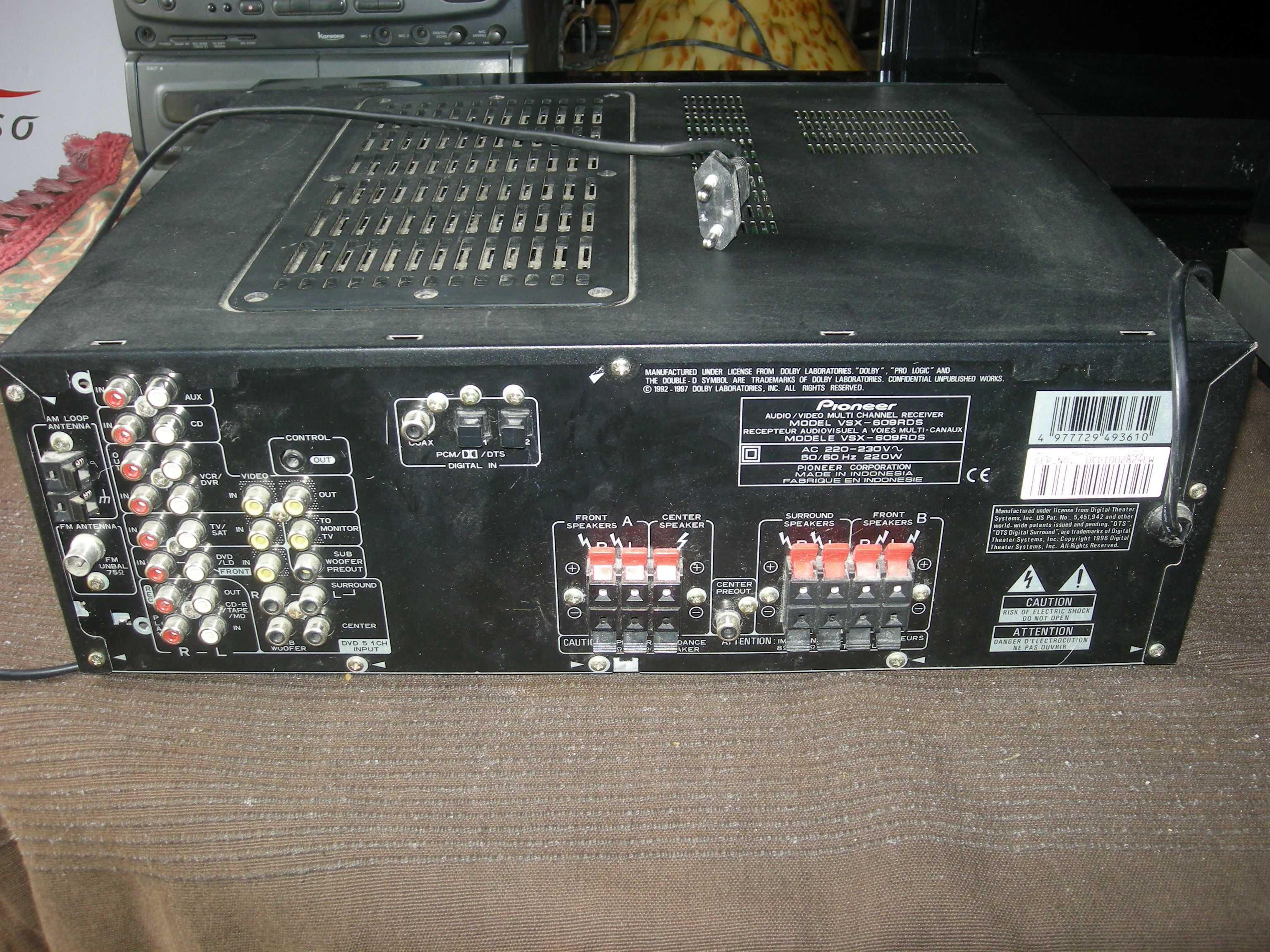 amplituner Pioneer VSX 609 RDS sprawny