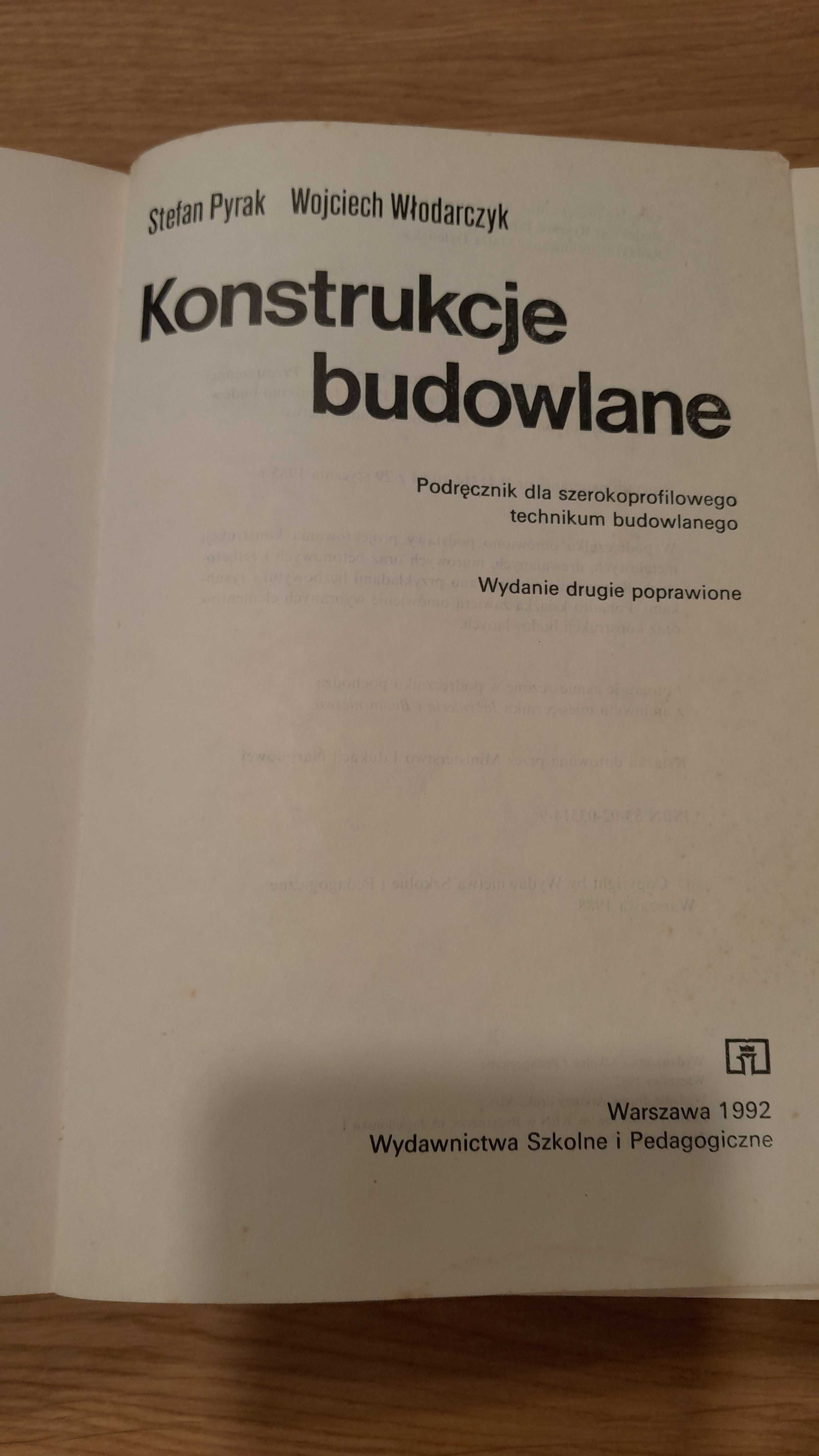 Konstrukcje budowlane - S. Pyrak, W. Włodarczyk