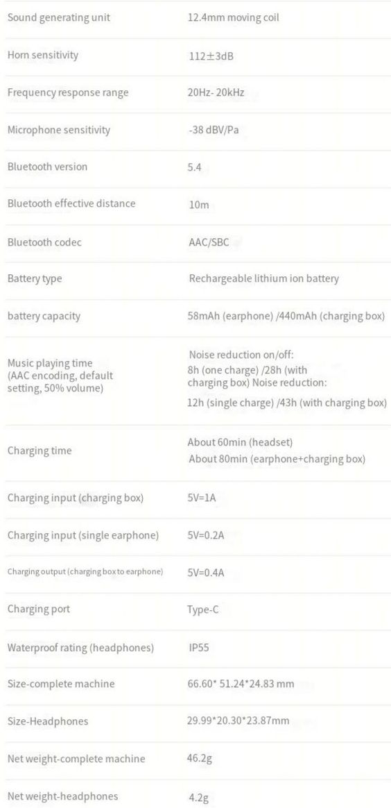 Оригінальні бездротові TWS навушники Oppo Enco Air 4