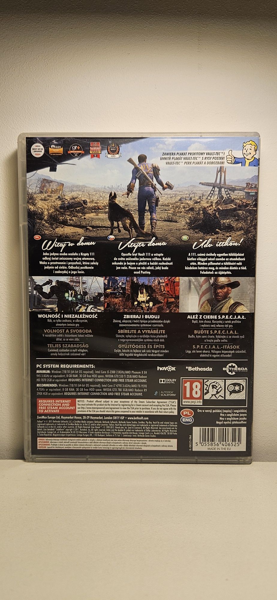 Gra komputerowa Fallout 4 pc,dvd