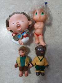Резиновые игрушки  СССР кукла Япония Югославия Ежик ГДР