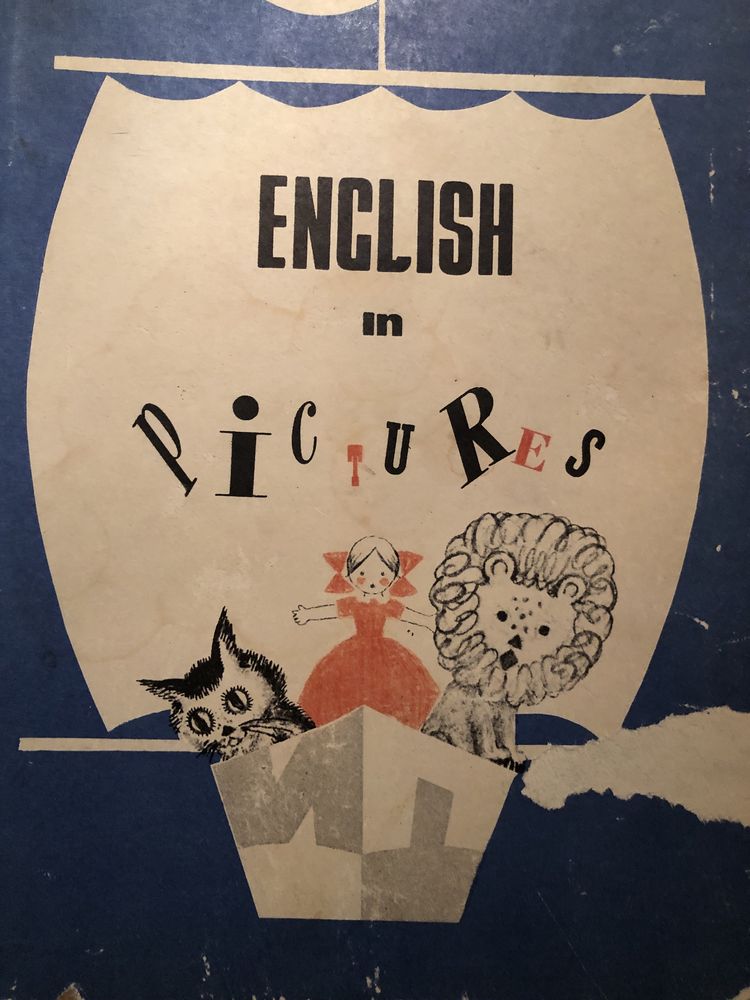Книжка для детей Английский в картинках