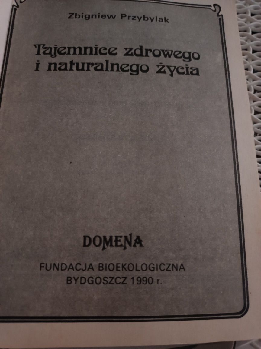 Zbigniew Przybylak Tajemnice zdrowego i naturalnego zycia 1990