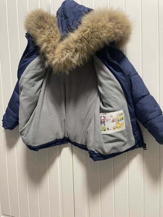 Продам комплект пуховик з шапочкою на хлопчика