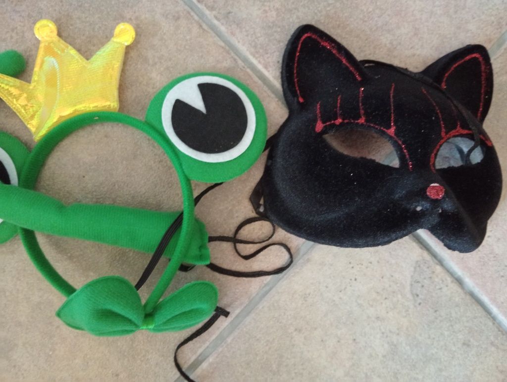 Duas máscaras de carnaval