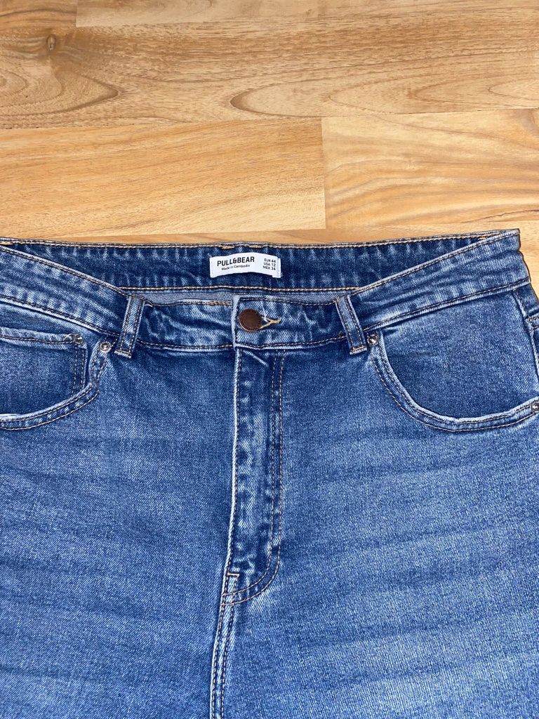 Spodnie damskie jeans Pull & Bear