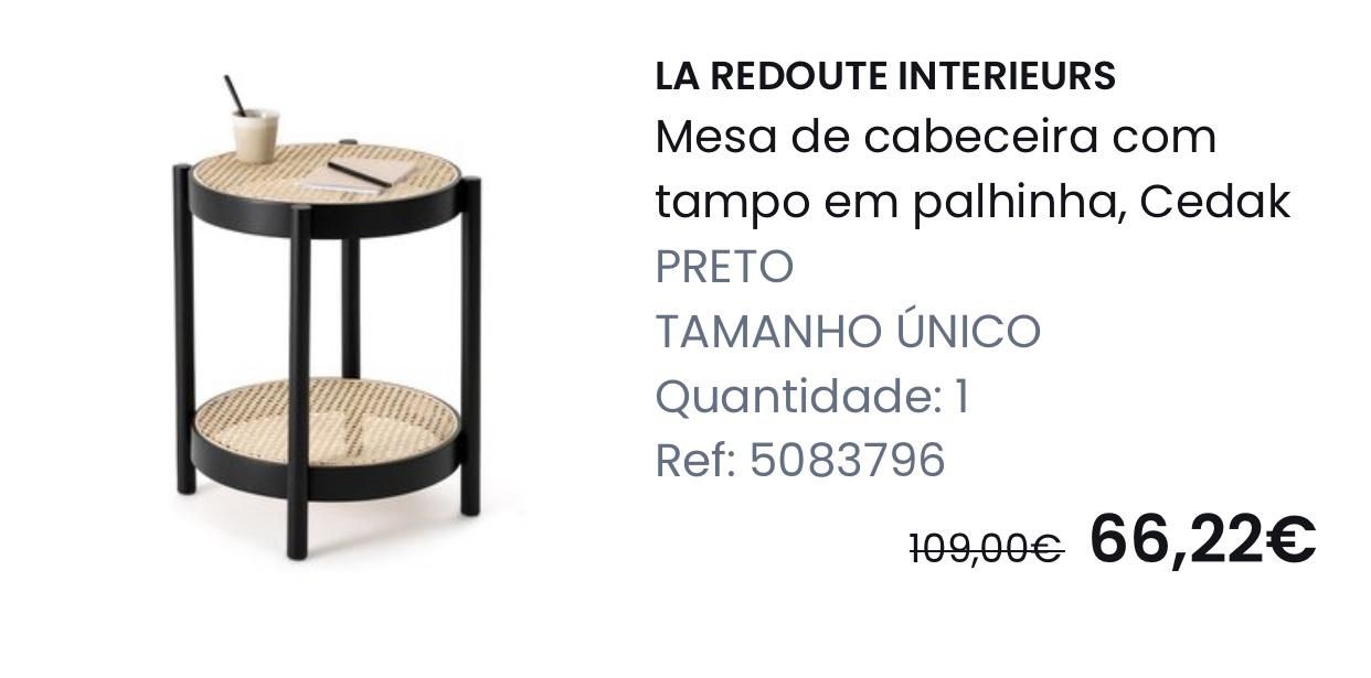 Mesa cabeceira ou apoio