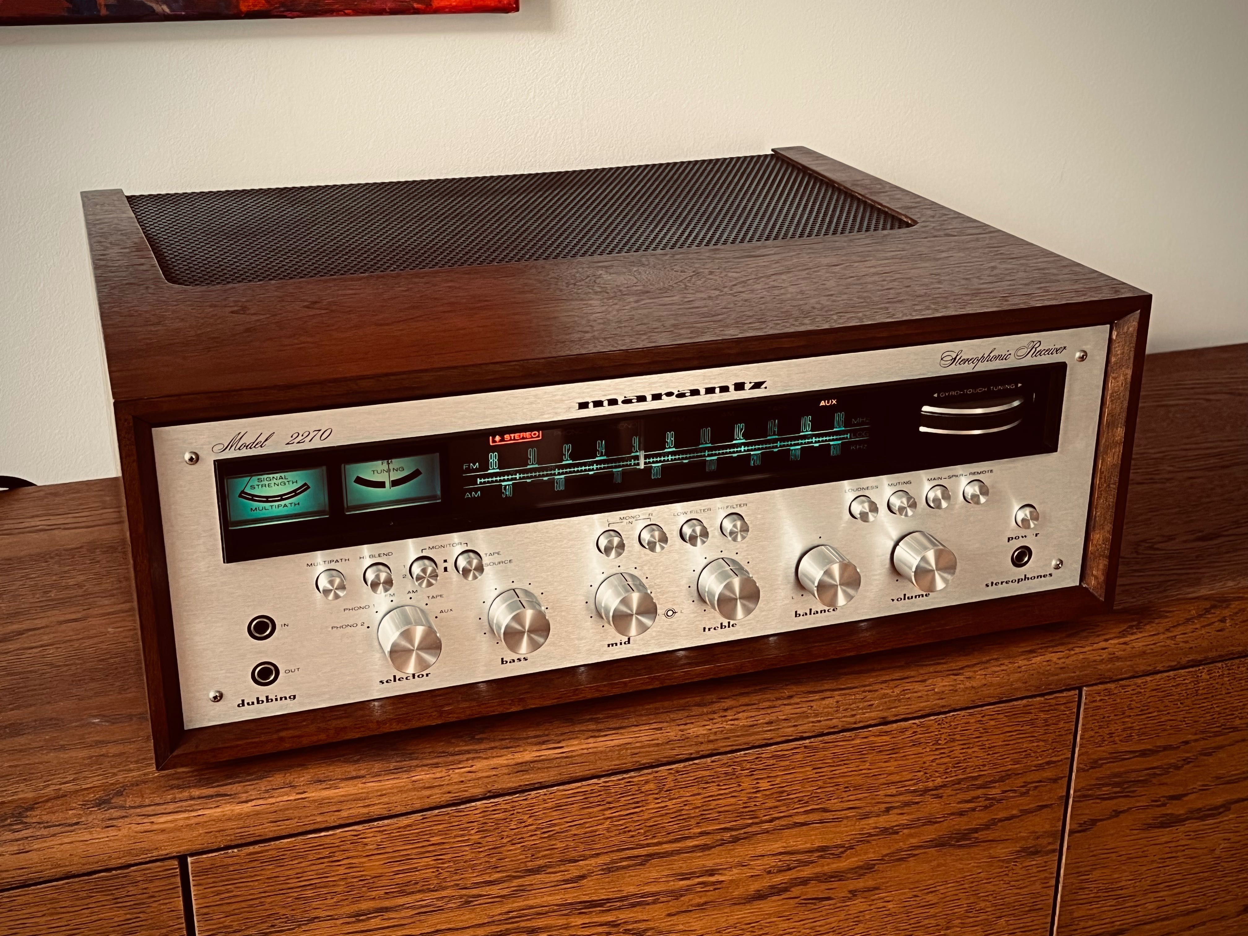 Amplituner Marantz 2270 Oryginał 1974r. "Lampowy" Tranzystor!