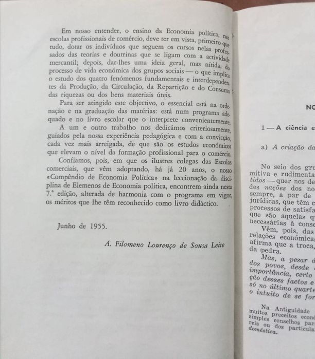 Compêndio de Economia Política - 1955