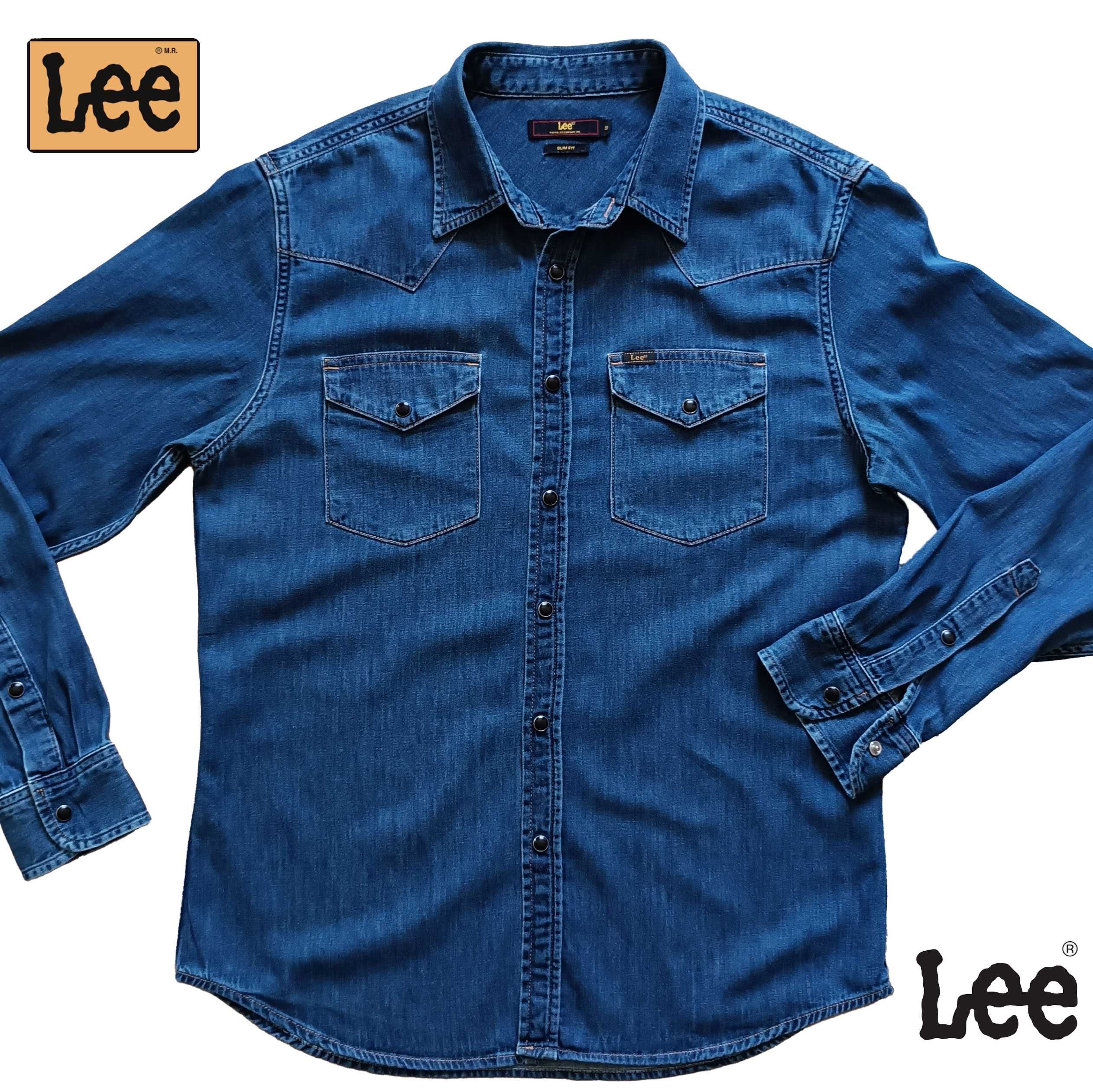 Джинсовая рубашка Lee Оригинал Slim Fit. Новое состояние.