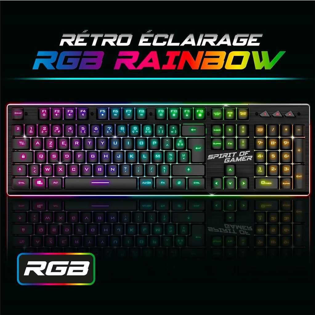 zestaw klawiatura i mysz gammingowa RGB Ultimate 600