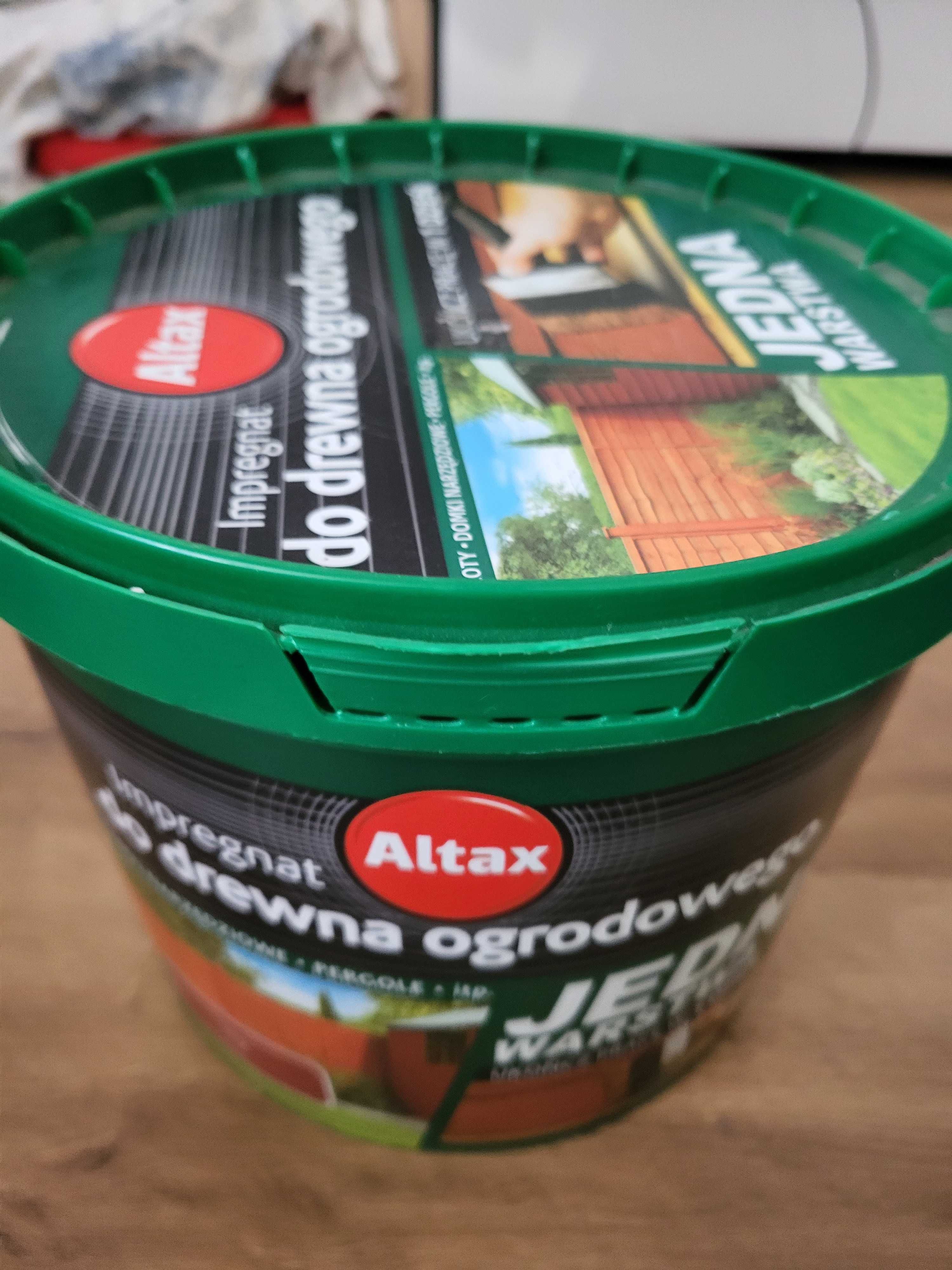Nowy Impregnat do drewna ogrodowego JEDNA WARSTWA  5 Litrow Tik Altax