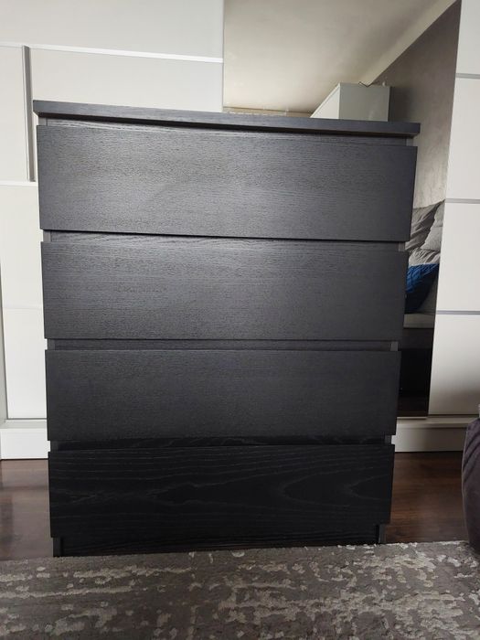 Komoda Malm IKEA  czarna