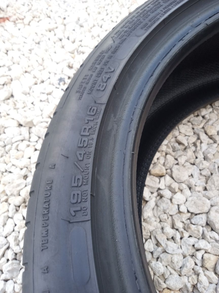 4 szt 195/45 r 16 letnie Goodyear