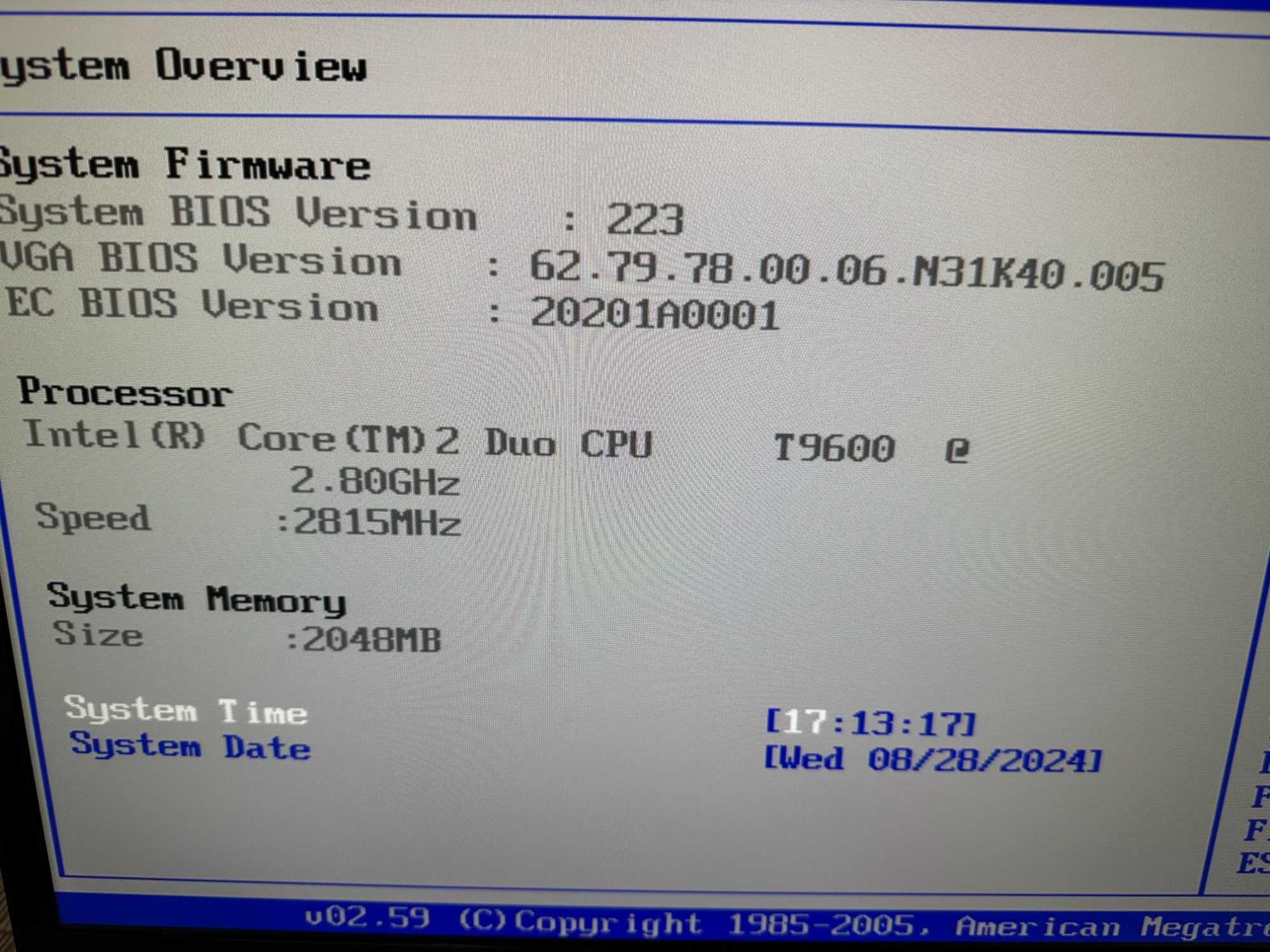 Процессор intel Core 2 Duo T9600