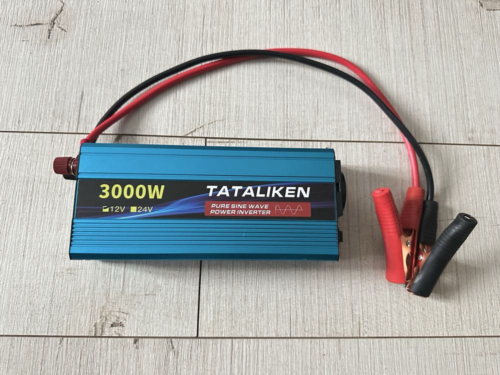 Інвертор 12-220в чиста синусоїда для котлів 3000w Tataliken НоваВерсія