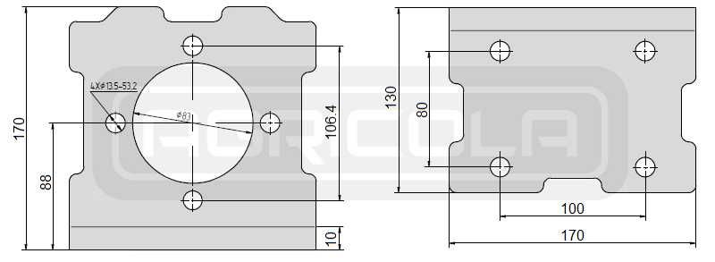 Silnik hydrauliczny BMR 160 O2 WC32 Z PŁ 90