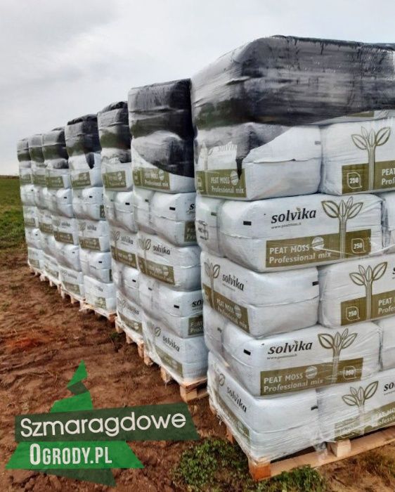 Torf kwaśny pH 3,5-4,5 BALOT 250l - pod borówkę, thuje, iglaki Z LITWY