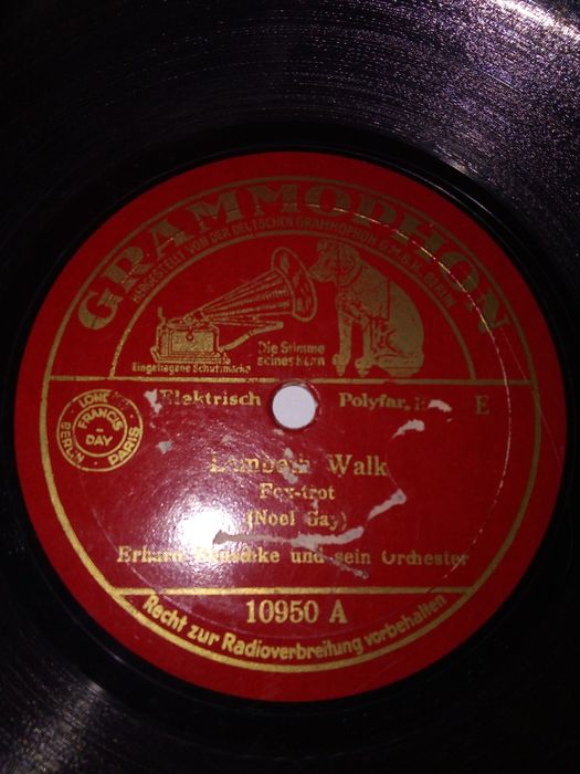 Граммпластинка германия 1938 рік