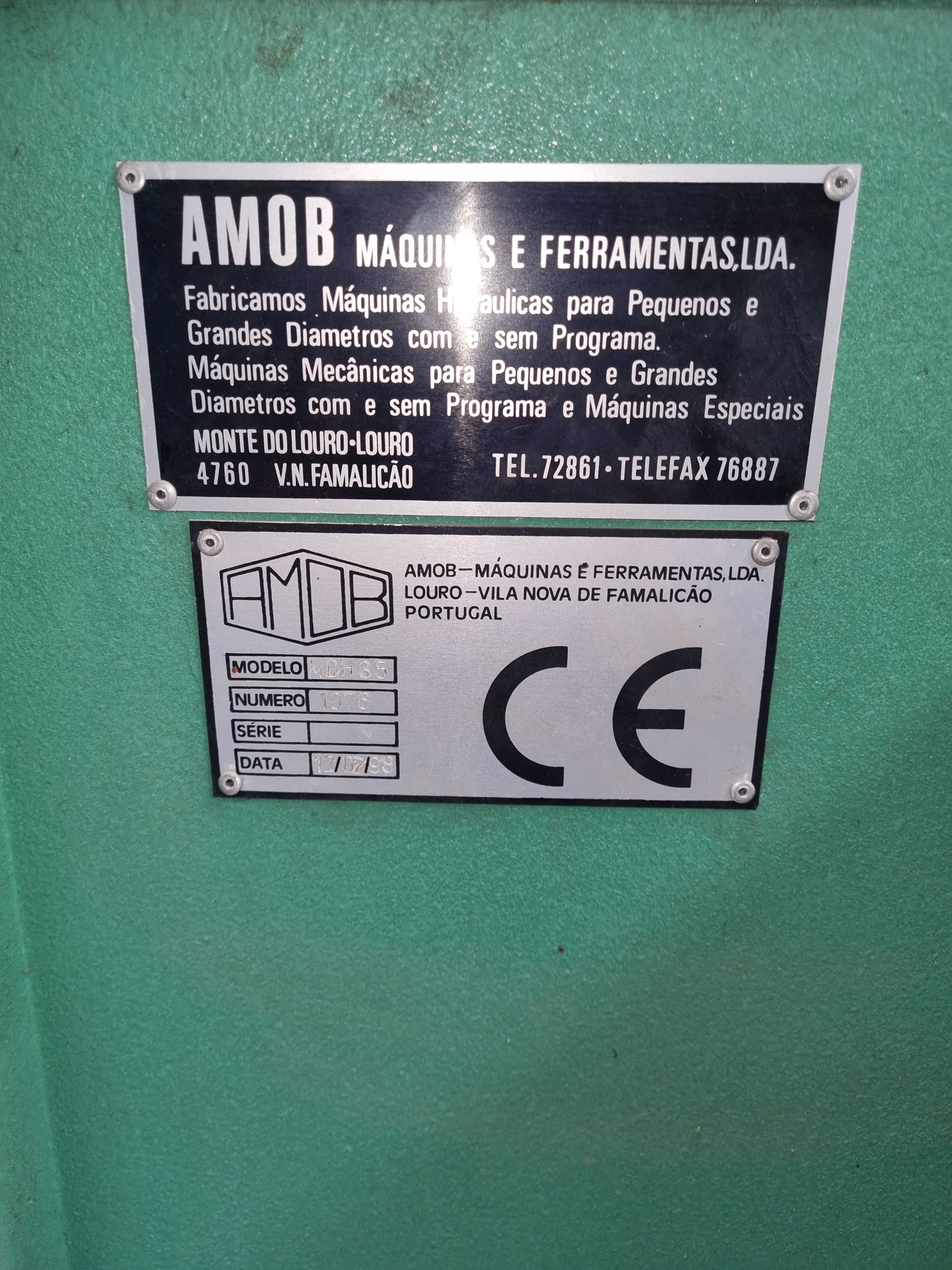 Curvadora de tubos Amob 35