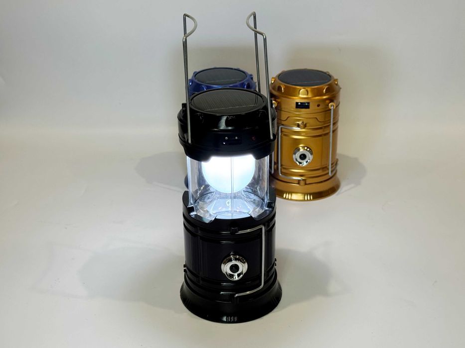 Лампа аккумуляторная из солнечной панелью SH 5800T+ функция повербанк