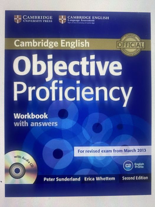 Objective Proficiency Workbook with Answers with Audio CD