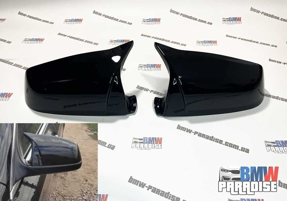 Накладки на зеркала M-perfomance черный глянец BMW F01 F02 F07 F10 F11