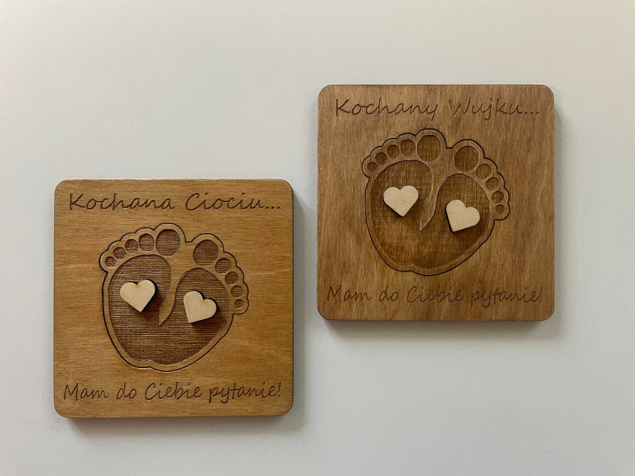 Zaproszenie na chrzest 10x 10 cm