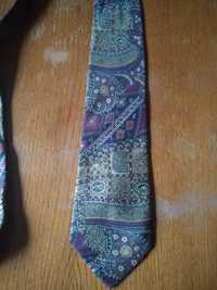 Krawat włoski syg.Blu di Balestra100% silk