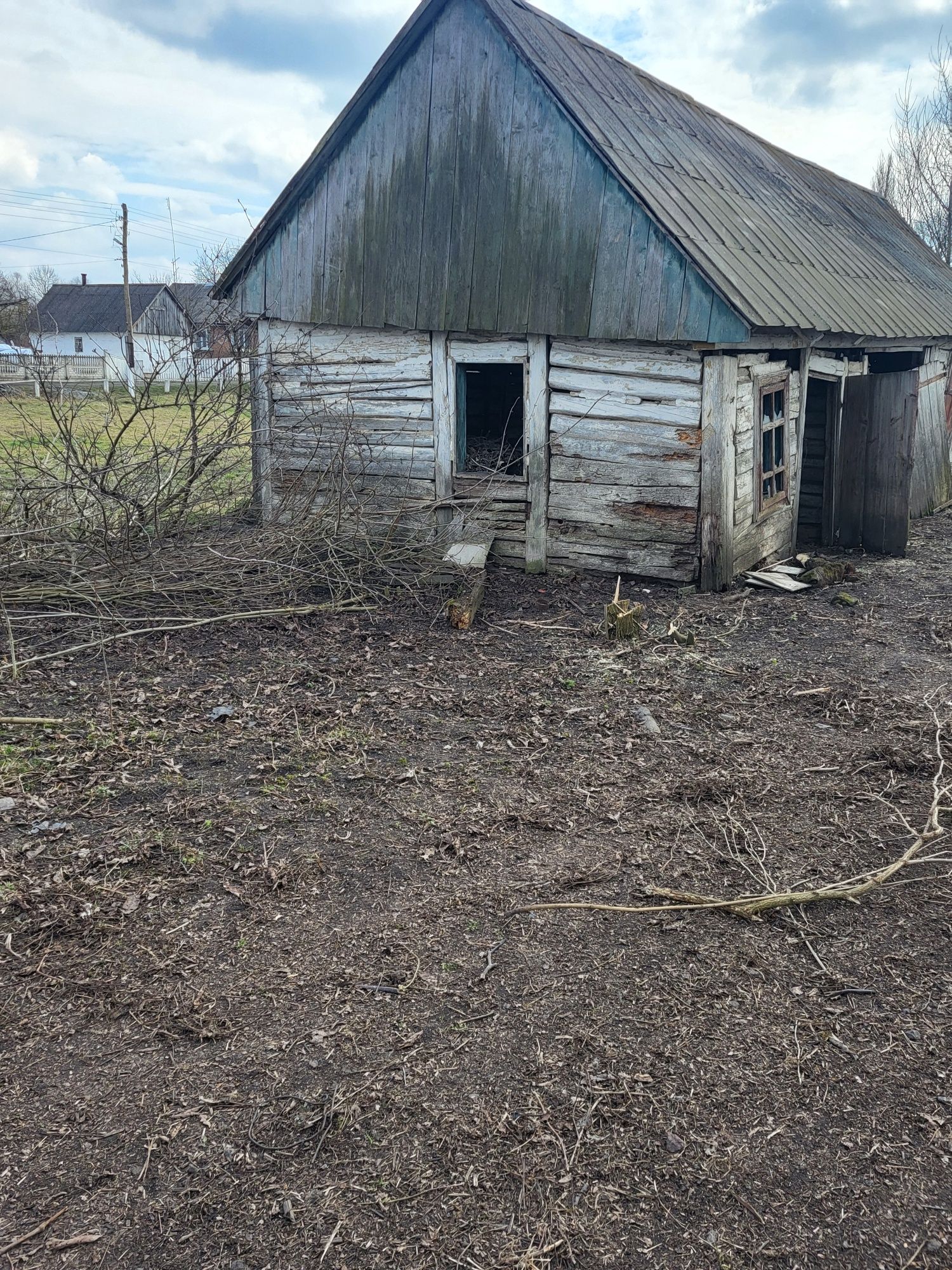 Продам дешево,будинок на землі,с.Врублівка(55км від Житомира