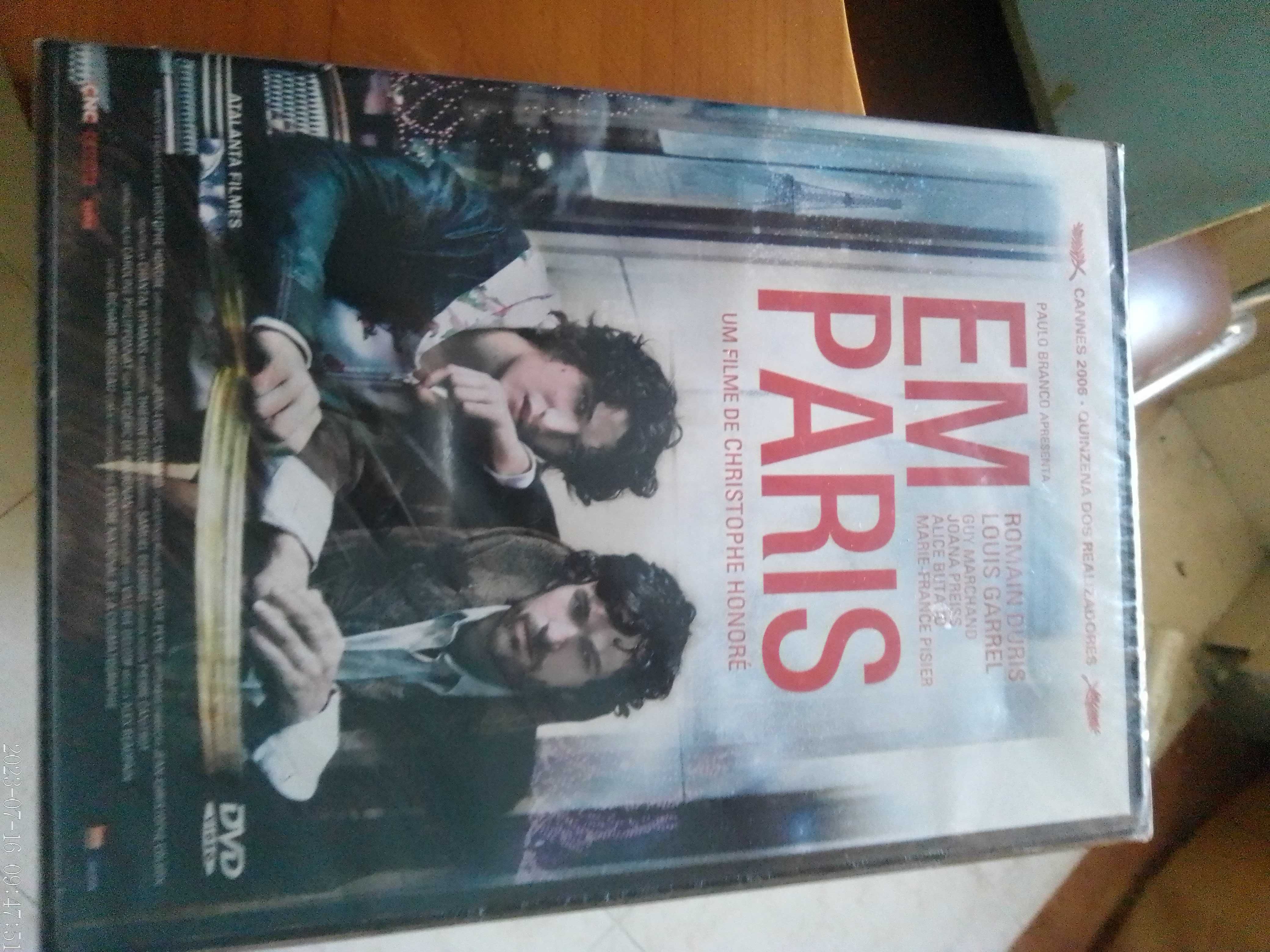 Dvd NOVO Em Paris PLASTIFICADO Filme francês de Honoré c/ Garrel Duris