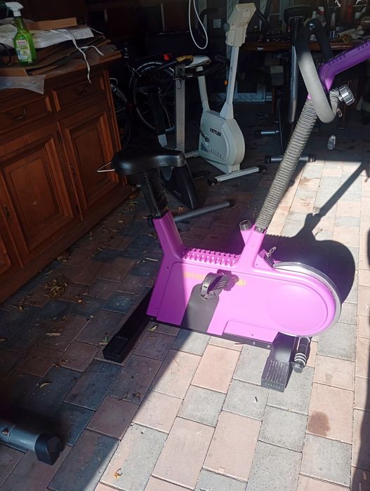 Rower Stacjonarny fioletowy Bremshey sport