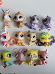 8 Lps littlest pet shop figurki hasbro pet shopy zestaw figurek