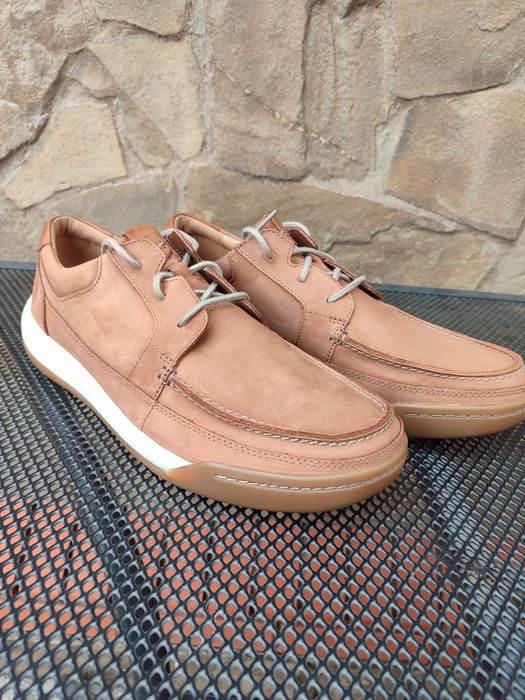 Кожанные мокасины Clarks 46 размер (оригинал 2024 год)