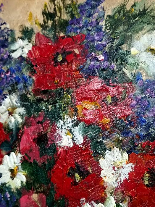 Картина - квіти, квітковий натюрморт