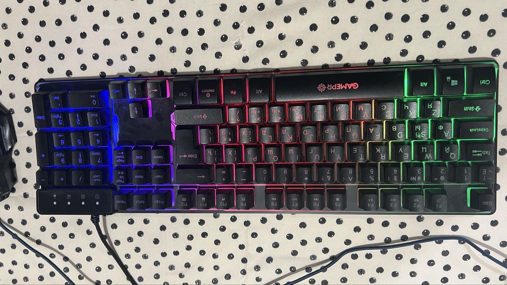 Мишка та клавіатура gamepro