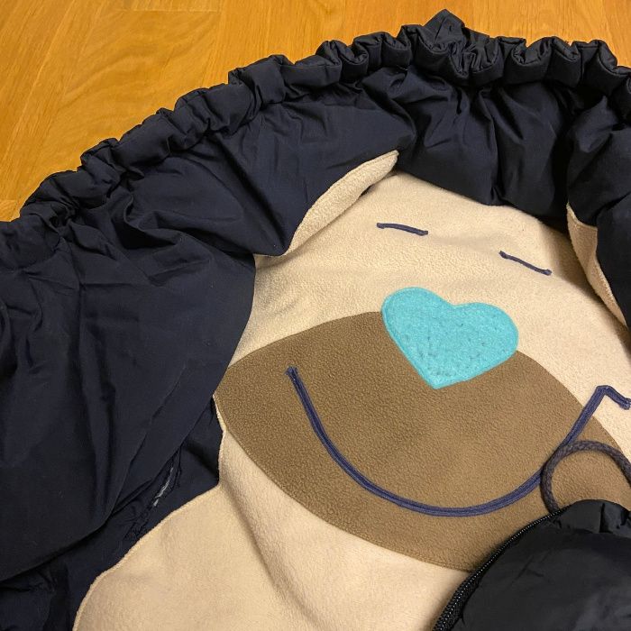 Śpiworek do wózka Odenwälder Mucki Baby Nest - granatowy