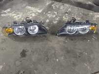 Lampy lampa BMW E39 lift lewa prawa xenon ringi hella