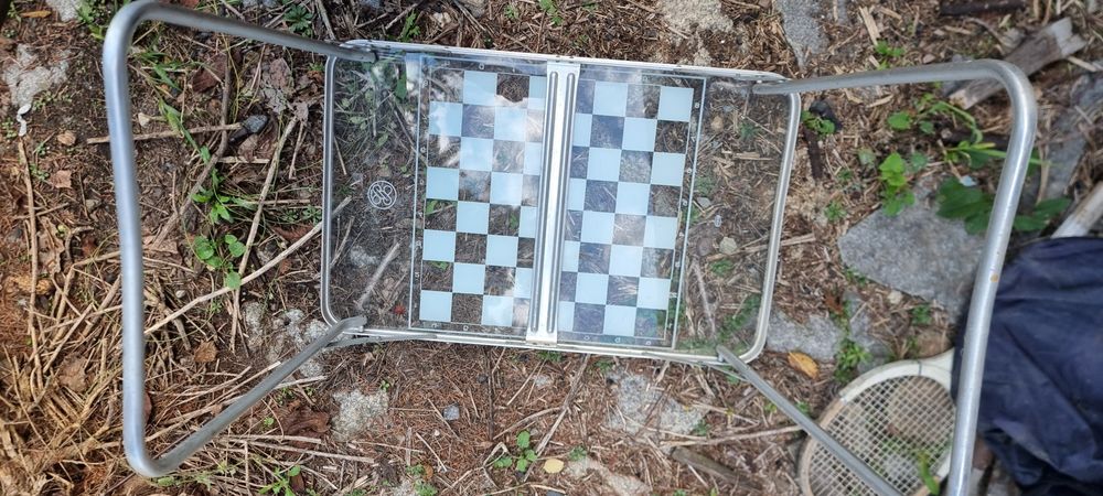 Stary stolik Prl Polsport Stół Szachowy