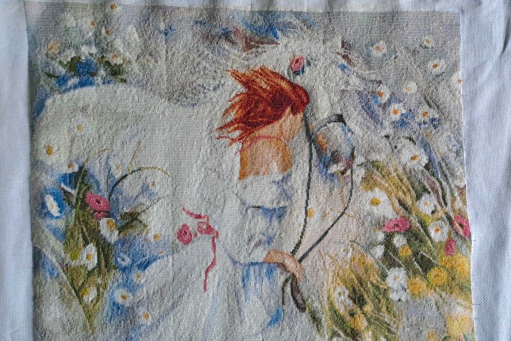 Картина вышитая крестиком