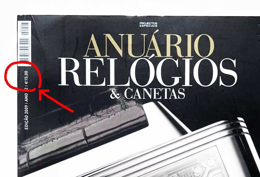 9 Anuários Relogios e Canetas (2003 a 2014)