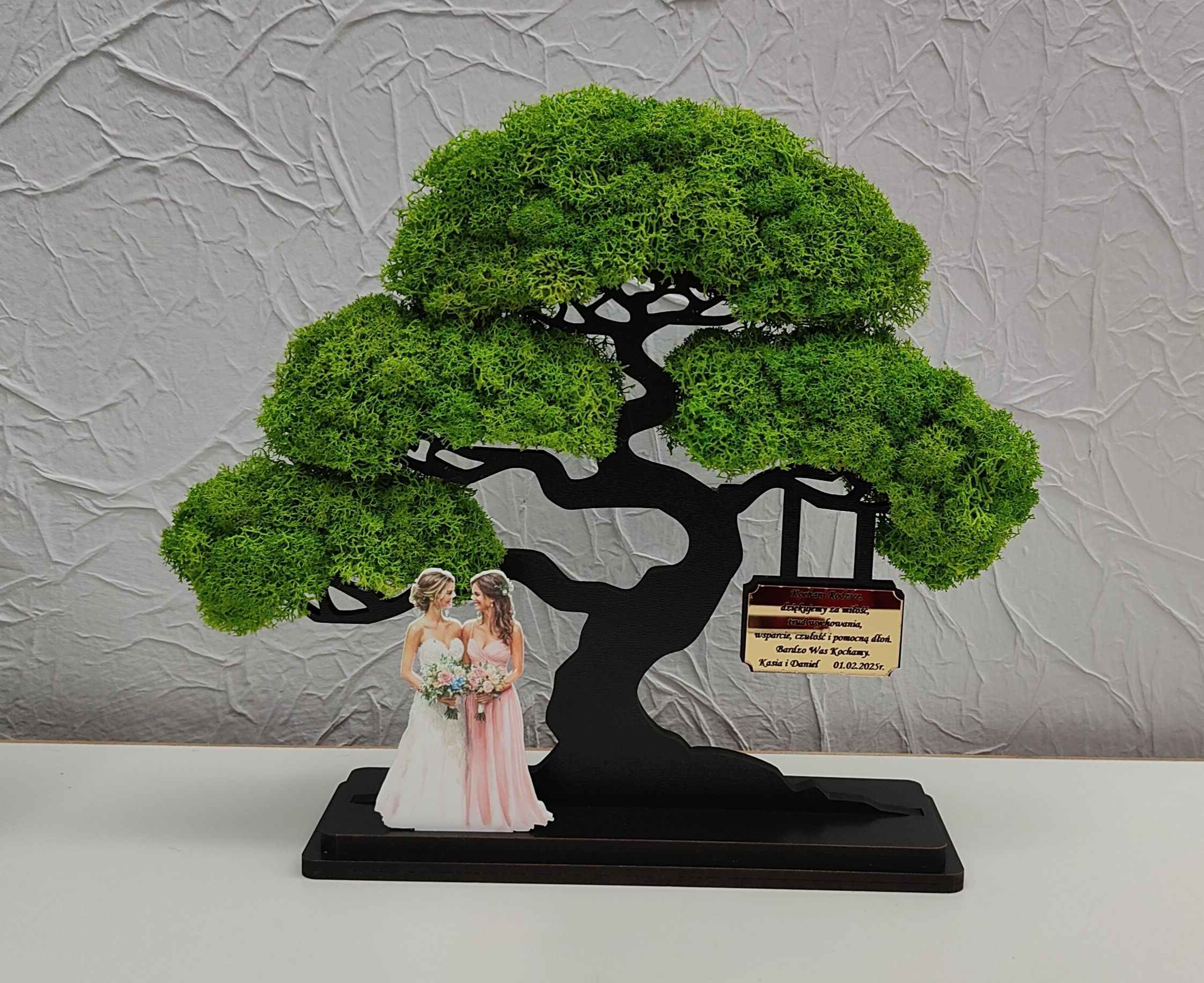 Drzewo bonsai mech 3D stojące ślub podziękowanie rodzicom 30 wzorów 27