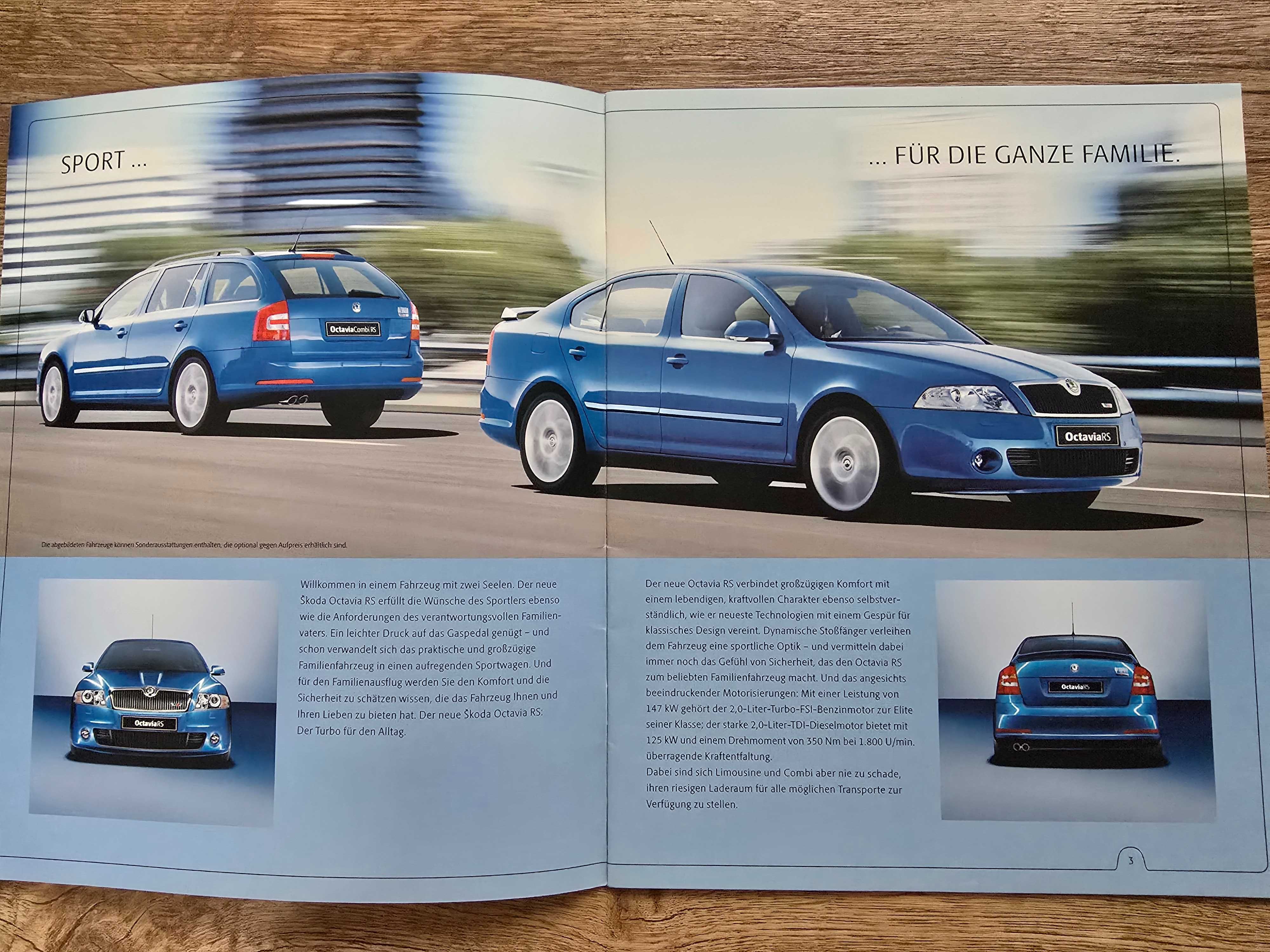 Prospekt Skoda Octavia RS