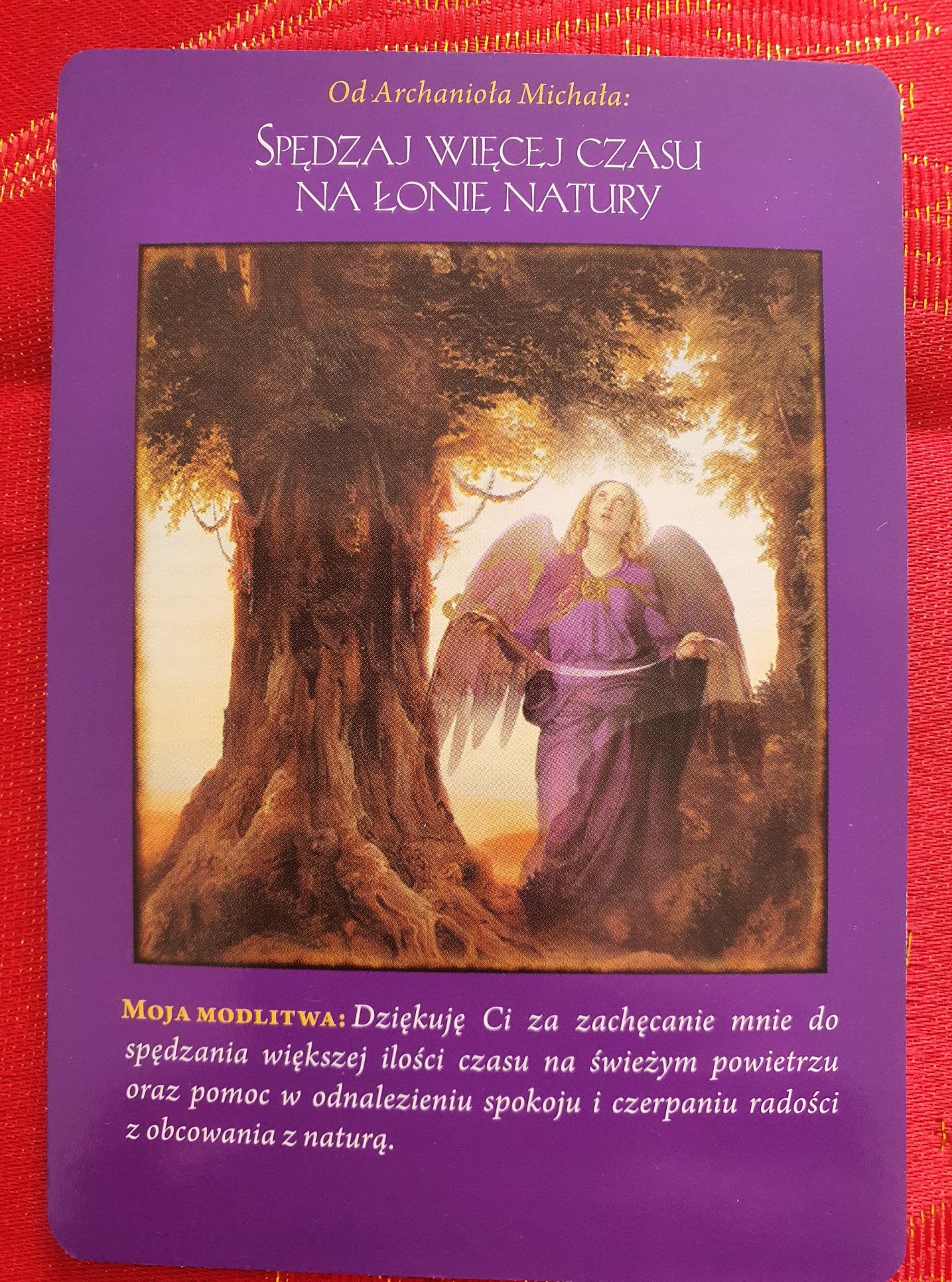 Karty Doreen Virtue Archanioła Michała Oryginaln duże Wyrocznia Oracle