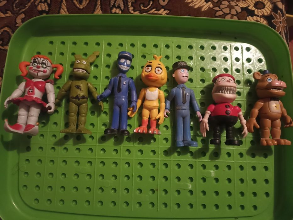 Коллекция Аниматроники Фнаф  резиновые 20 штук