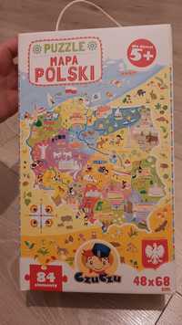 Puzzle, Mapa Polski, CzuCzu