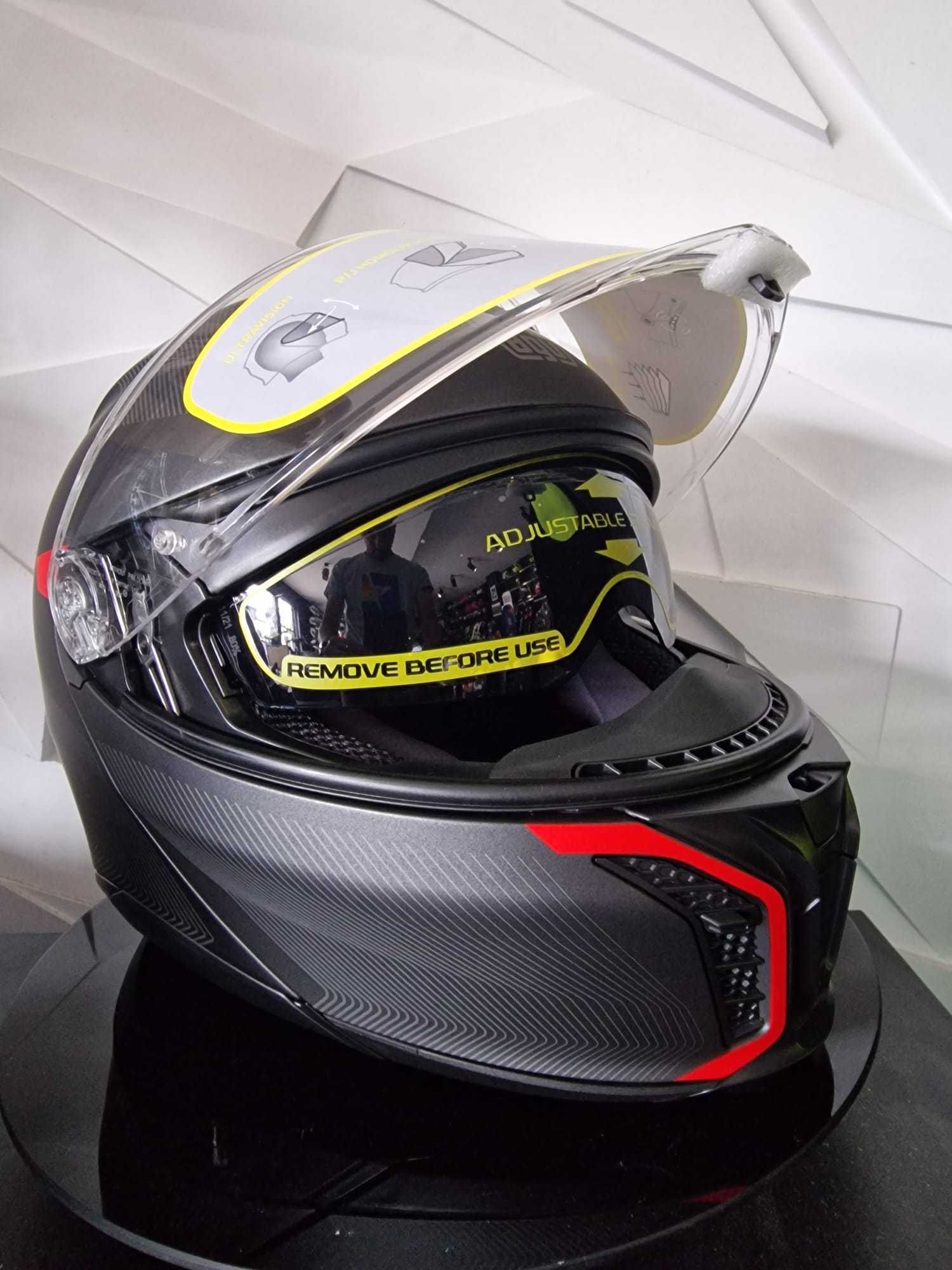 Kask motocyklowy szczękowy AGV TOURMODULAR Frequency Matt GRATISY!