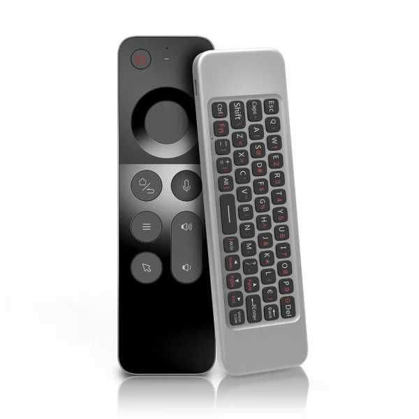 Пульт на Акумуляторі W3 Air mouse  гіроскоп + мікрофон + клавіатура