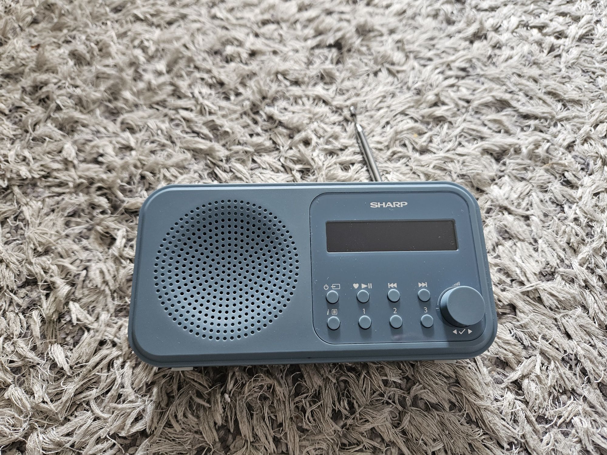 Rádio Despertador SHARP Tokyo azul