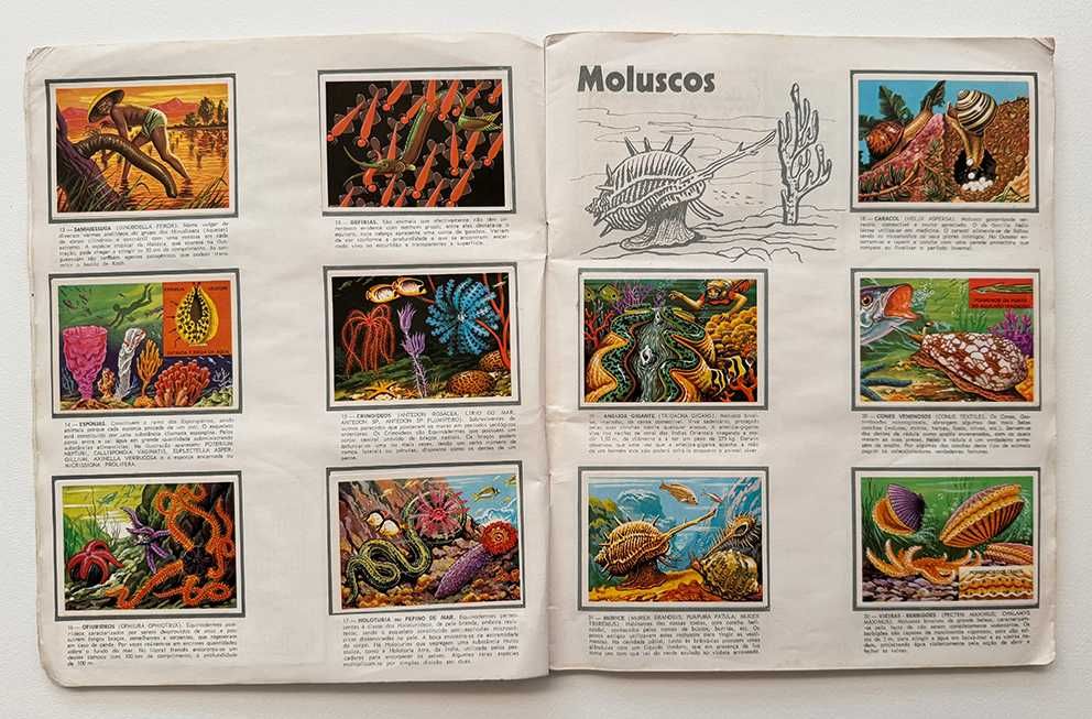 Caderneta Panorama Zoológico – 250 cromos. Completa.